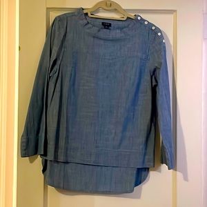 JCrew EUC chambray tunic. Size medium.